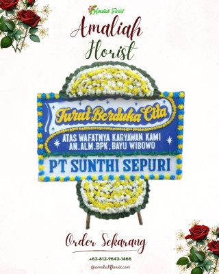 Papan Bunga Duka di Bilabong Jaya