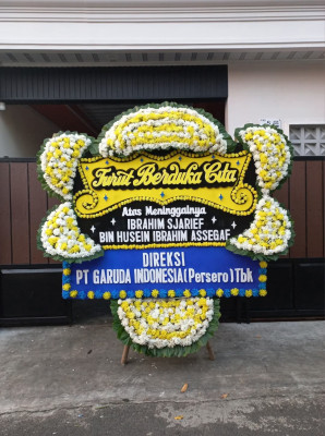 Papan Bunga Duka di Bilabong Jaya