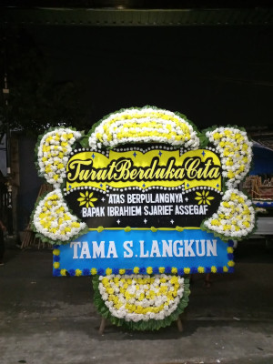 Papan Bunga Duka di Bilabong Jaya