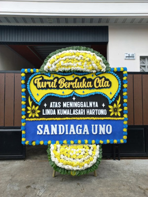 Papan Bunga Duka di Bilabong Jaya